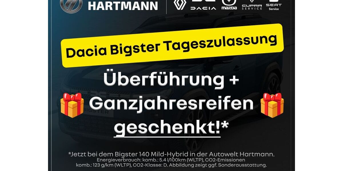 Dacia Bigster 1.500 km 33.230 &euro; Münster 48165