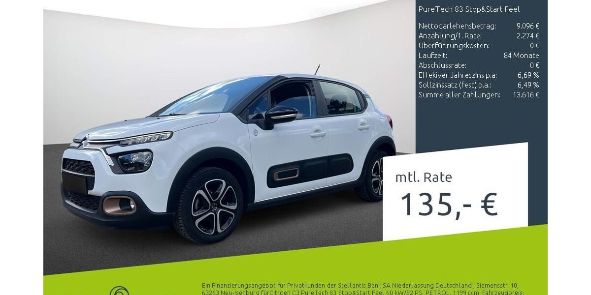 Citroen C3 16.772 km 11.189 &euro; Dülmen 48249