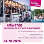 Partyfahrt mit der MS Günther