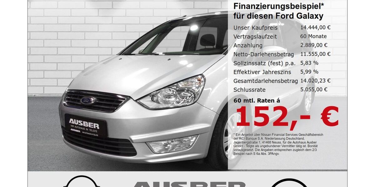 Ford Galaxy 65.359 km 14.444 &euro; Telgte 48291