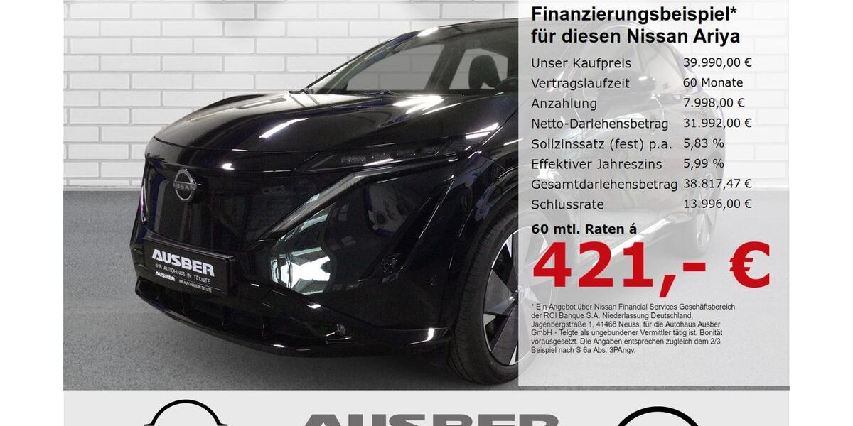 Nissan Ariya 27.163 km 39.990 &euro; Telgte 48291